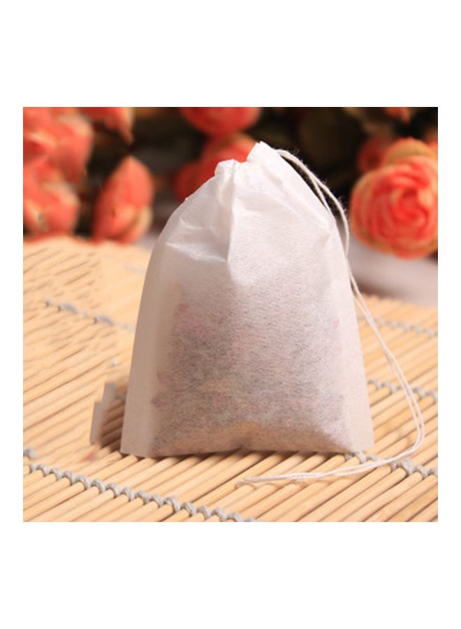 NIBEMINENT 100-Piece Teabags Filter White 5x7x0.5centimeter - Image 3