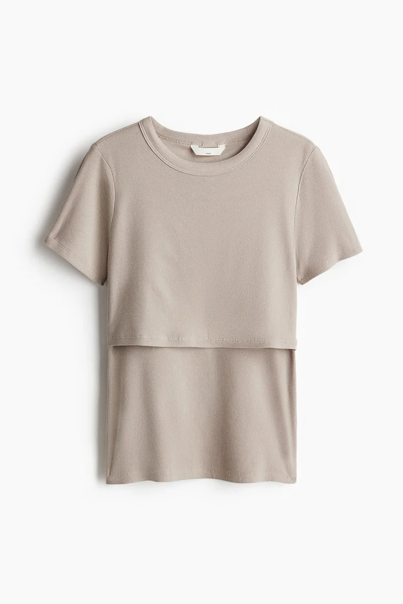 اتش اند ام Mama Ribbed Nursing Top