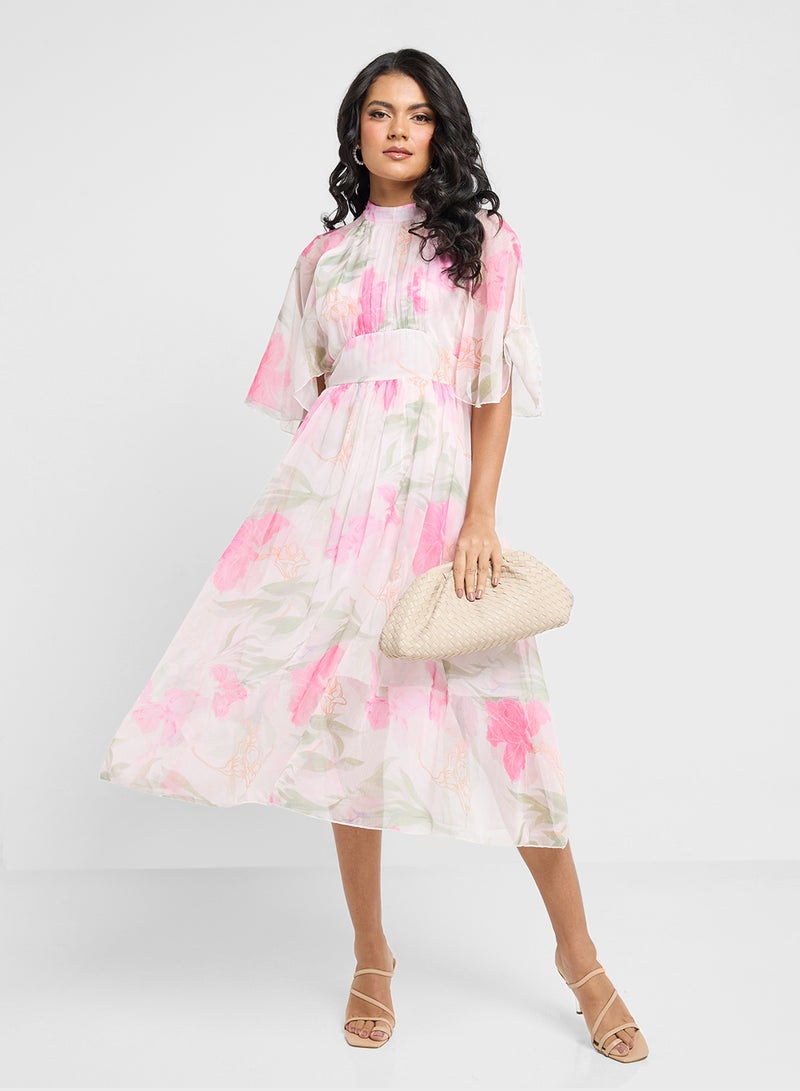 ايلا فستان بطبعة زهور - Image 1