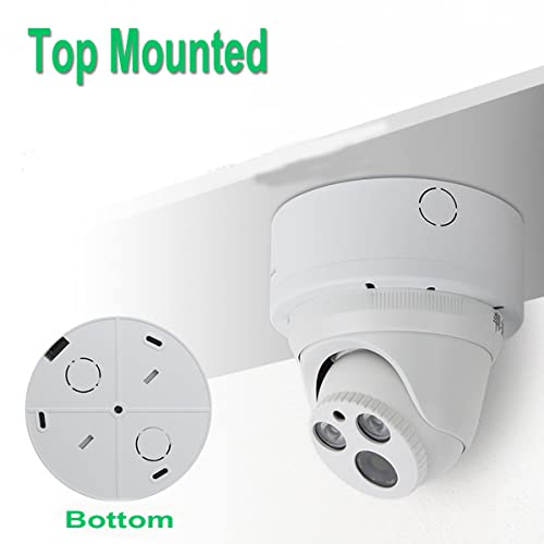 PCUORLEORS 2 Pack Camera Junction Box,Universal Bullet Security Camera Mount Box, Bracket Hide Cable,Outdoor Camera Cover, Base Junction Box for CCTV Cameras - Image 5