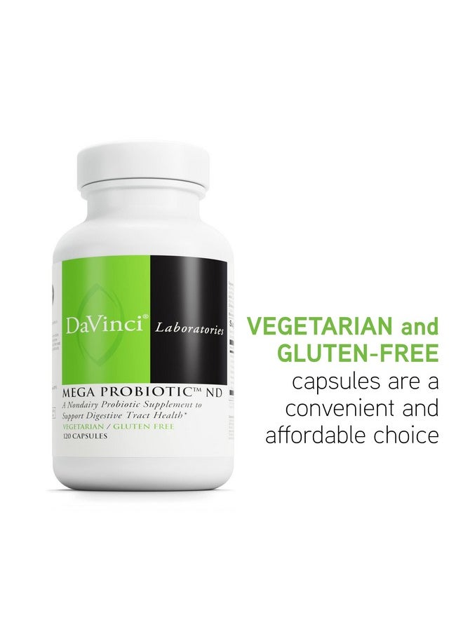 DaVinci Laboratories of Vermont Davinci Labs Mega Probiotic Nd Nondairy Probiotic Supplement To Support Gut Health Digestive Health And Neurological Health* With Nondairy Probiotic Complex Glutenfree 120 Vegetarian Caps  - Image 5