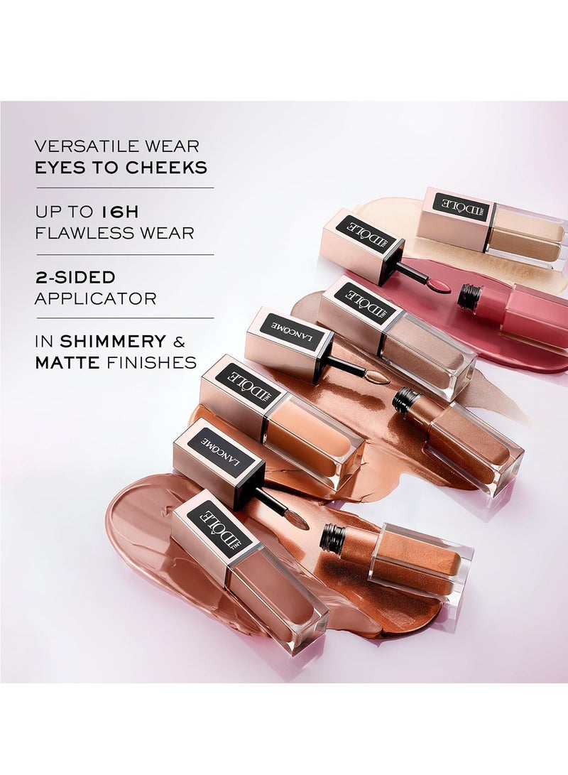 LANCOME Idôle Tint Long Wear Liquid Eyeshadow & Eyeliner - Multi-Use Eye Makeup in Shimmery & Matte Finishes - Buildable Color & Up to 16H of Wear Desert Sand: Neutral Bronze Shimmer - Image 2