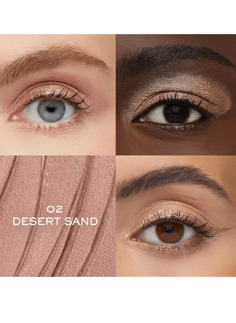 LANCOME Idôle Tint Long Wear Liquid Eyeshadow & Eyeliner - Multi-Use Eye Makeup in Shimmery & Matte Finishes - Buildable Color & Up to 16H of Wear Desert Sand: Neutral Bronze Shimmer - Image 4