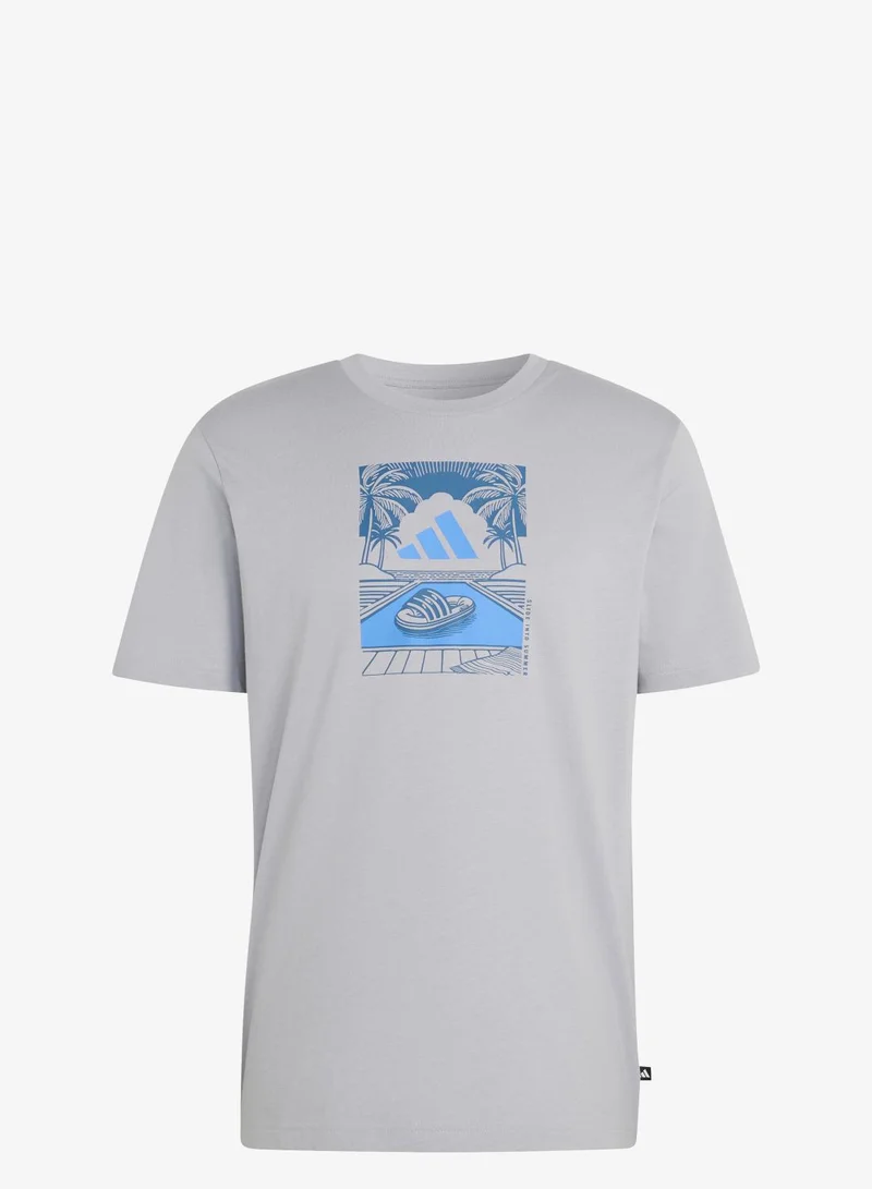 اديداس تيشيرت Summer Slides Relax Graphic