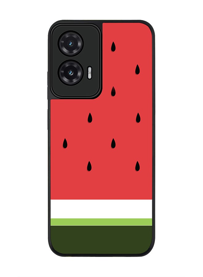 Stylizedd For Motorola Moto G35 Case,Slim fit Camera Protection, Shockproof Thin Phone cover  - Minimal Watermelon