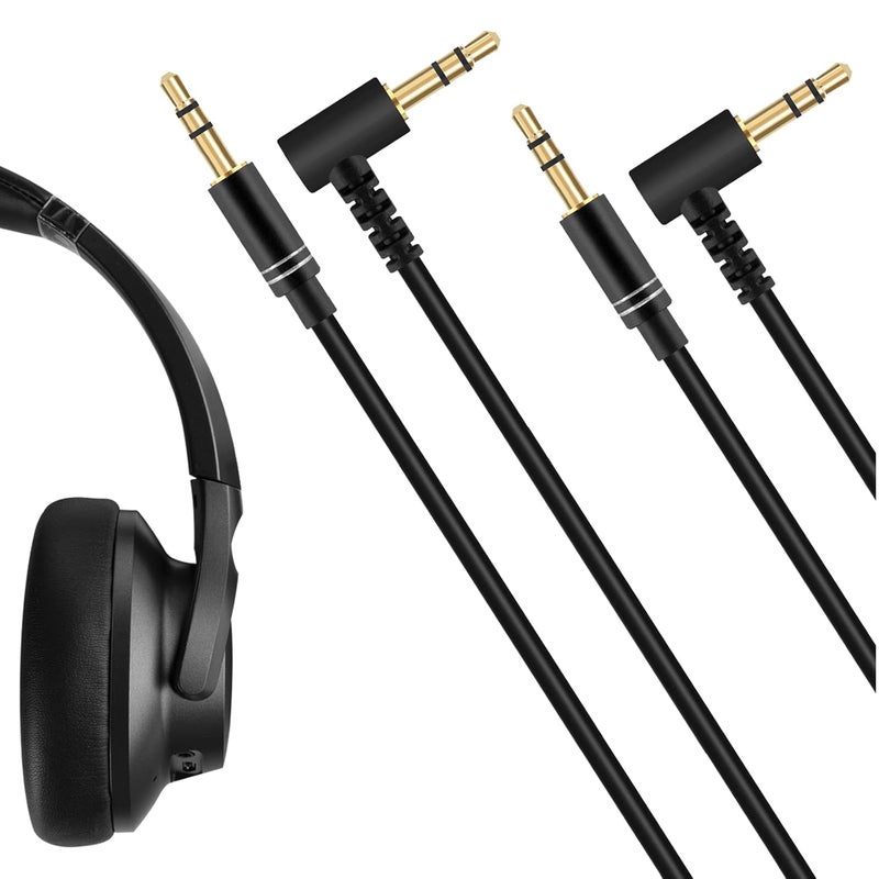 Linkidea Audio Cable for Soundcore H30i, Life Q35/Q30/Q20 Series, Vortex, Q20i, Space Q45/One Headphones, 3.5mm TRS Replacement Aux Cord (5ft / 1.5 m) - Image 1