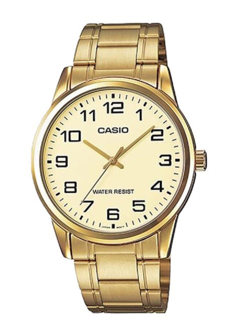 Stainless Steel Analog Wrist Watch MTP-V001G-9BUDF
