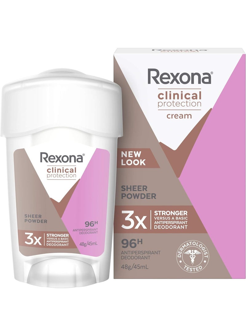 Rexona Confidence Deodorant for Women Maximum Protection Antiperspirant 45ml (Pack of 3) - Image 2