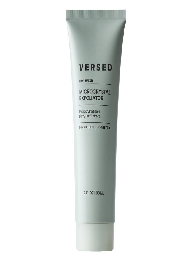 Versed Day Maker Microcrystal Exfoliating Cleanser - Creamy Facial Wash Helps Clear Dead Skin Cells - Microcrystalline, Biodegradable Alternative to Microbeads - Vegan (3 fl oz) - Image 1