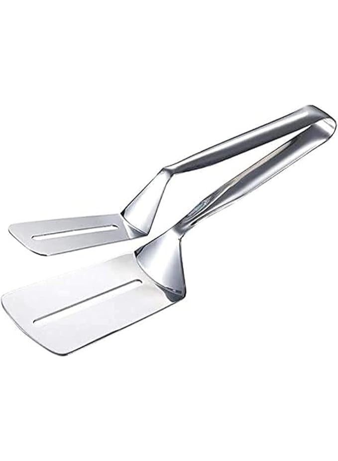أدوات تقديم الطعام من الفولاذ المقاوم للصدأ من Generic Kitchen - ملقط متعدد الوظائف لقلي الطعام وقلي السمك والبطاطس المقلية وشرائح اللحم البقري والخبز والهامبرجر واللحوم المشوية والبيتزا والفطائر  - Image 1