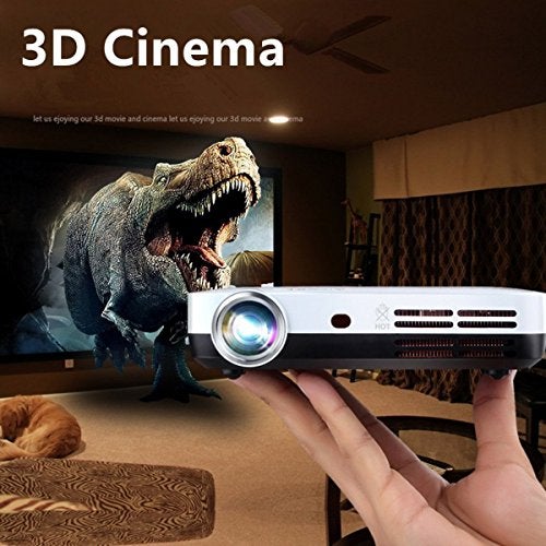 Play P6 3D 4k UHD Smart Projector for Personal Home Theater (3840 x 2160) (Auto Focus) (4D Keystone) (Screen Fit) (Digital Zoom) (9500lm) (Airplay/DLNA/Mirroring) (Specialty Real 3D Active) - Image 5