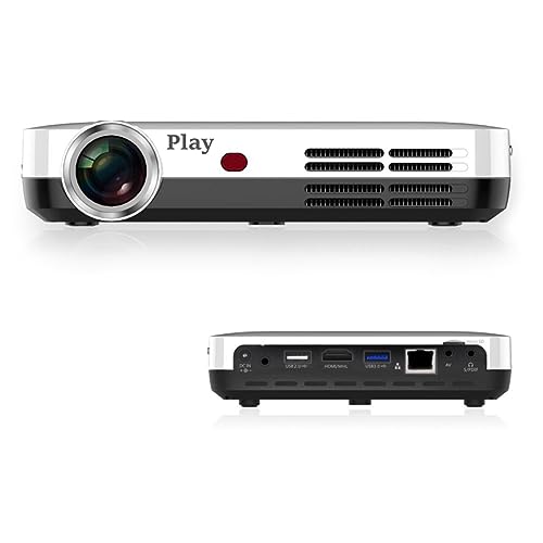 Play P6 3D 4k UHD Smart Projector for Personal Home Theater (3840 x 2160) (Auto Focus) (4D Keystone) (Screen Fit) (Digital Zoom) (9500lm) (Airplay/DLNA/Mirroring) (Specialty Real 3D Active) - Image 4
