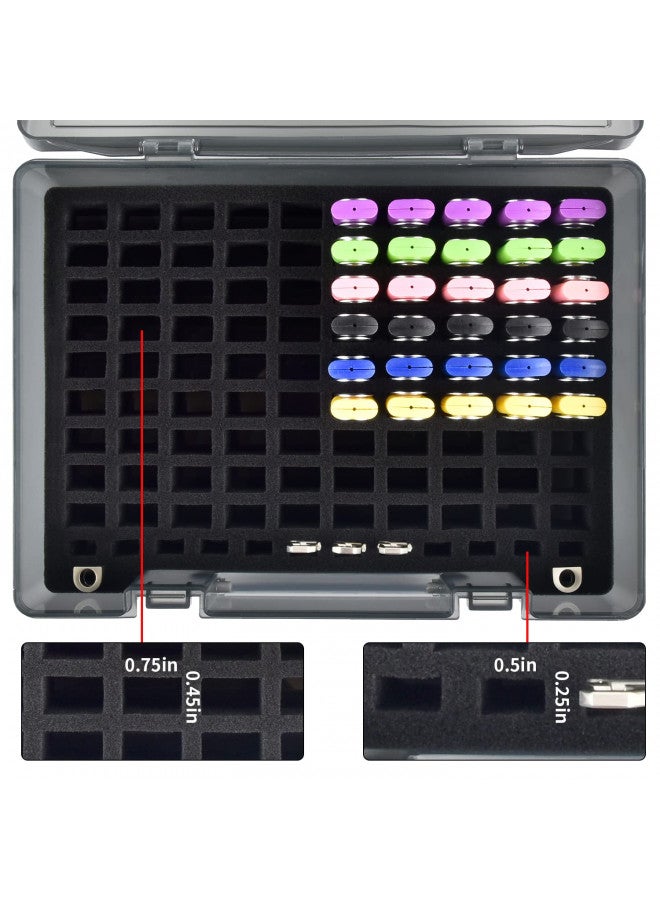 FULLCASE Flash Drive Case USB Memory Stick SD Card Storage Organizer- Holds 104pcs Thumb Drive Electronic Accessories Holder for Sandisk/for Samsung/for Inland/for PNY/for Netac (Gray)  - Image 1