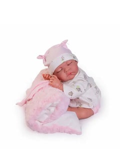PlayandDream Sleepy Moon Newborn with cushion Silicon Baby Doll  - Image 1