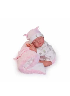 PlayandDream Sleepy Moon Newborn with cushion Silicon Baby Doll  - Image 2