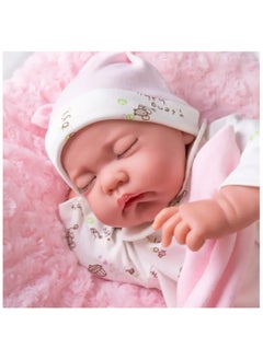 PlayandDream Sleepy Moon Newborn with cushion Silicon Baby Doll  - Image 4