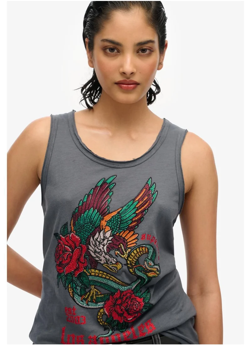 Superdry Neo Trad Tattoo Scoopneck Tank