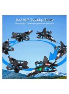 RC Plane 2.4GHz Remote Control Plane L0712 Quadcopter Hovering with Auto Hovering Fighter Aircraft RC Airplane RTF for Beginner, Kids and Adults,3D Flip Airplane Toy with Colored Lights USB Charging - pzsku/ZDB5C74F2AAD2CCC5CC17Z/45/1741160462/7a965fe2-4aaa-43bb-925c-c8c6862b3bbd