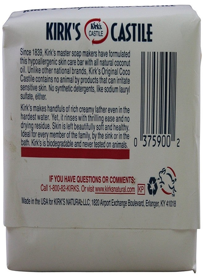 Kirk'S Castile Original Coco Castile Soap 4 Ounces (Pack of 12) - Image 2
