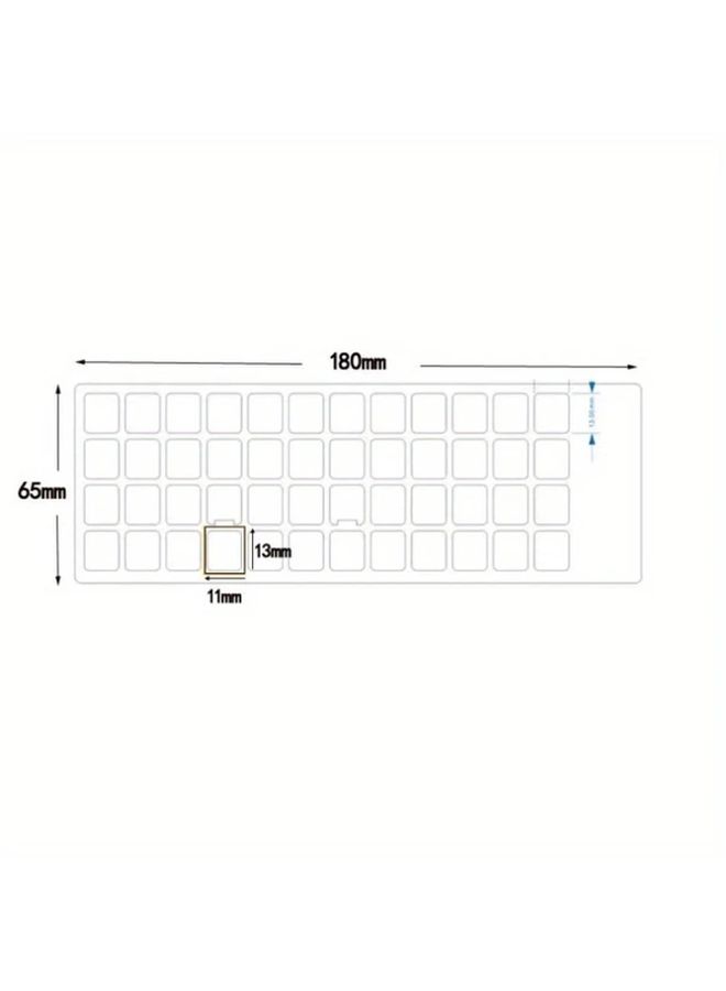 2 Pcs No 2 Not Transparent Russian Keyboard Stickers Suitable For Universal Computer Laptop Keyboard Protective Film - Image 5