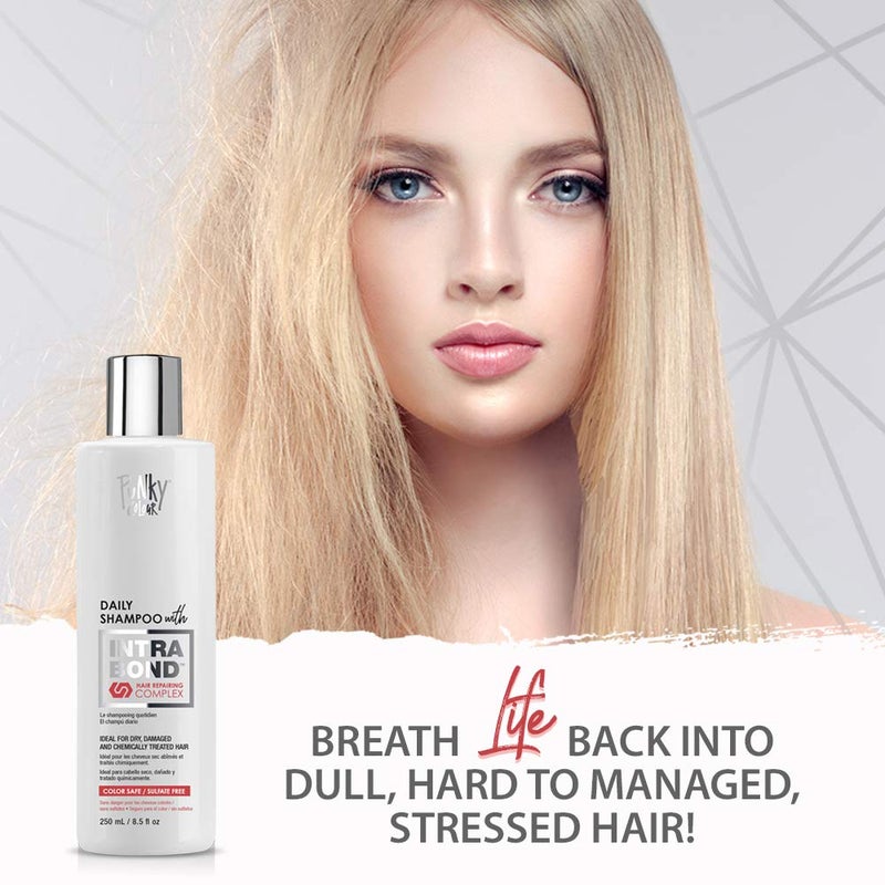 Punky Daily Shampoo with IntraBond Hair Repair Complex - Bond Repair Shampoo, Anti-Breakage, Strengthening Color-Safe & Sulfate-Free, 8.5 fl oz - Image 2