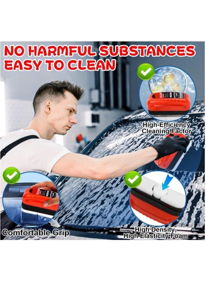Automotive Oil Film Cleaning Brush, Glass Cleaning Board, Car Windshield Cleaner & Remover, Powerful Visual Effect Enhancer - Image 3