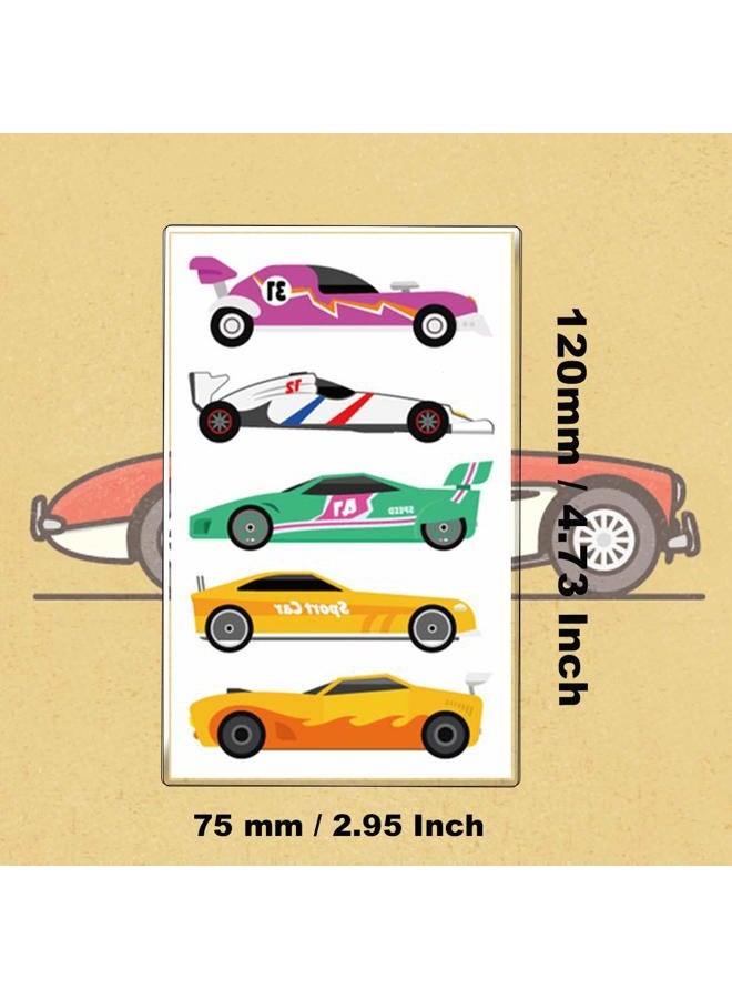 Ooopsiun Cars and Trucks Temporary Tattoos for Boys - 100 Tattoos, Cars Construction Decorations Supplies Favors for Kids Boys - Image 5
