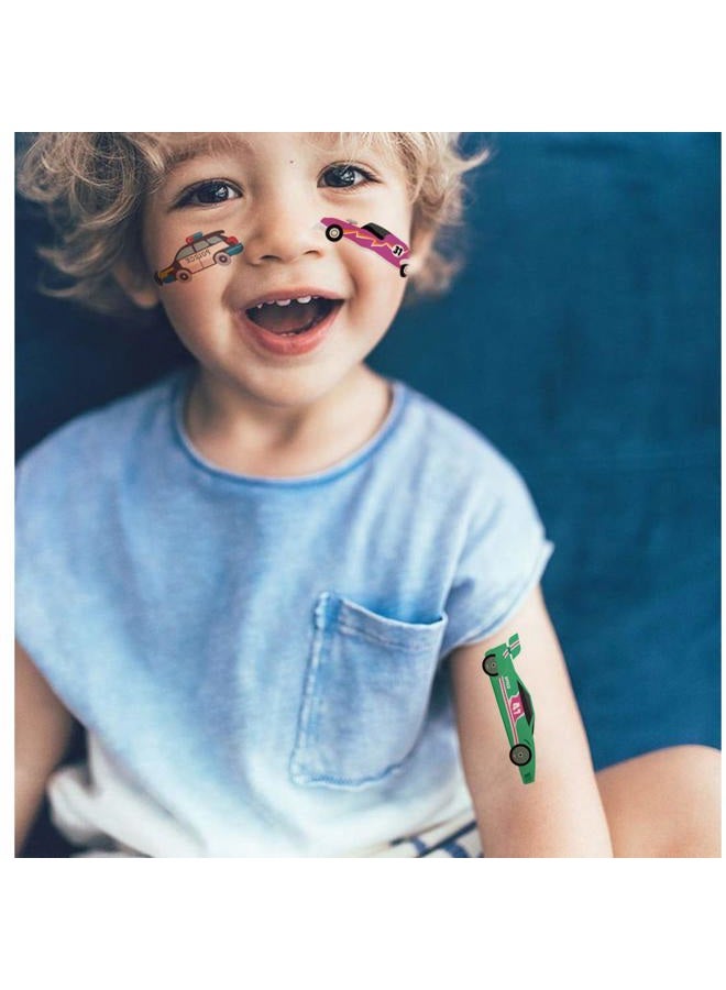 Ooopsiun Cars and Trucks Temporary Tattoos for Boys - 100 Tattoos, Cars Construction Decorations Supplies Favors for Kids Boys - Image 3