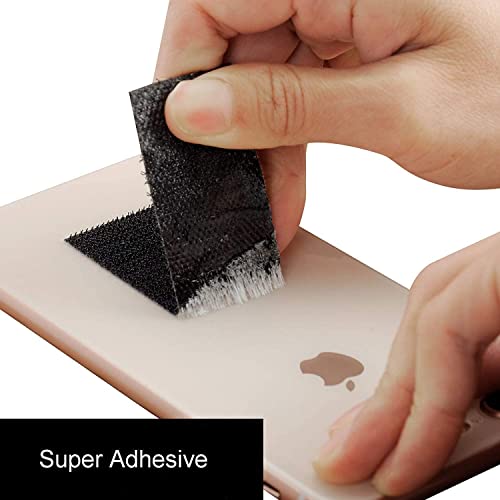 TurtleGrip, Self Adhesive Hook Tape Roll (Without loop tape) & Thumbnails with Strong Glue for Magnetic Door Net & Window Net Replacement Accessory (Black, 20mm width x 6 meters) - Image 2