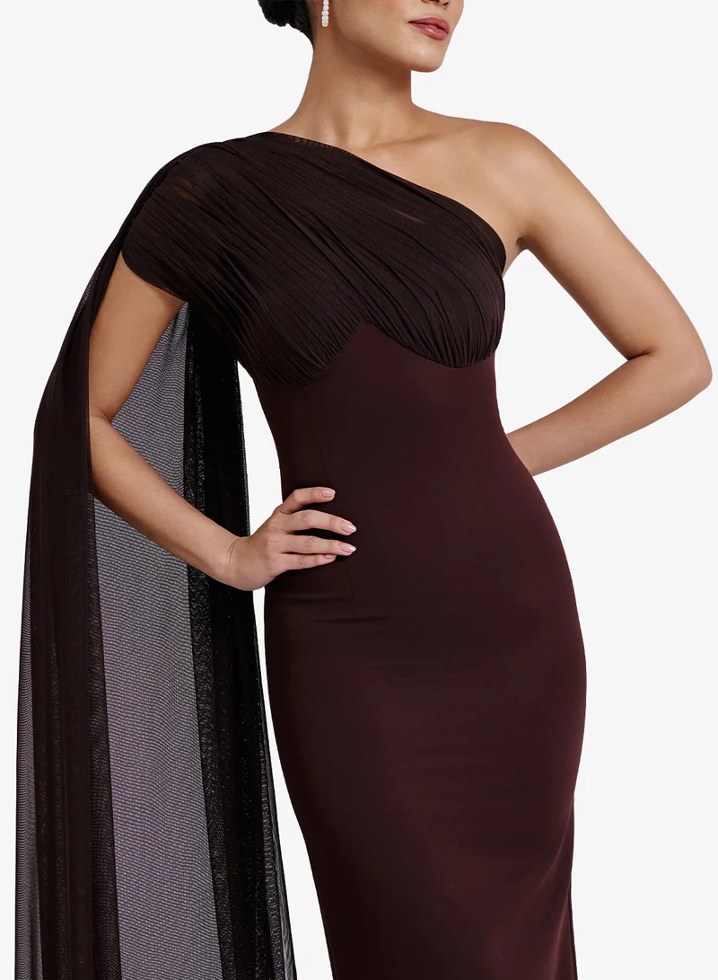 CHASE  One Shoulder Maxi Dress for Women | Best Price UAE
