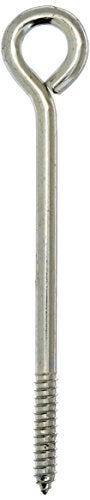 National Hardware N220-715 2150BC Lag Screw Eye in Zinc plated 3/8" x 8" - Image 2