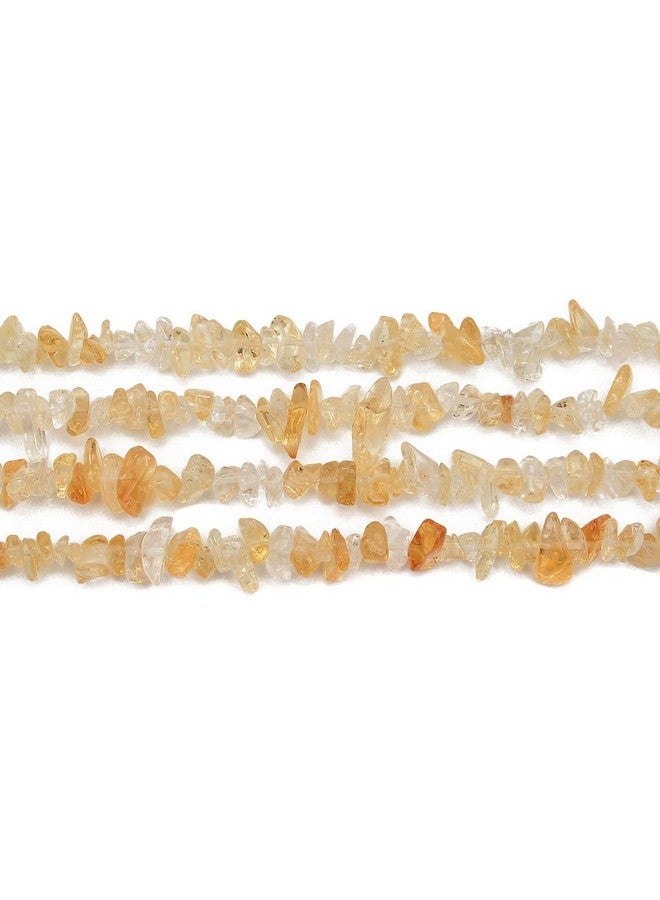 PLTbeads 5 8Mm Natral Healing Gemstone Waist Bracelets Necklace Kit Irregular Stone Diy Crafts Design Jewelry Making 1 Strand Per Bag Approxi 34 Inch (Citrine Chips) - Image 3