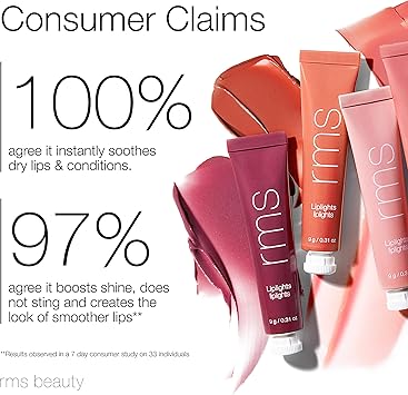RMS Beauty RMS Beauty Liplights Cream Lip Gloss Bisou For Women 031 oz Lip Gloss - Image 4