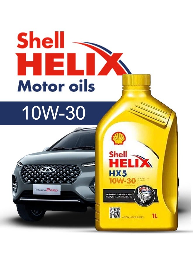 Engine Oil – For Cherry Tiggo 2 Pro  2025 - 2020, 5 Liter, 10w30 Shell - With Engine Oil Filter, Mobile Car Oil Change Service