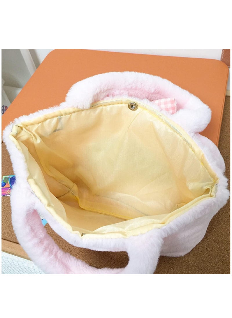 Cute Girls Plush Bag Handbag Mini Stuffed Animal Bag Suitable for Birthday Gifts School Bags School Supplies (Melody Bags)  - Image 5