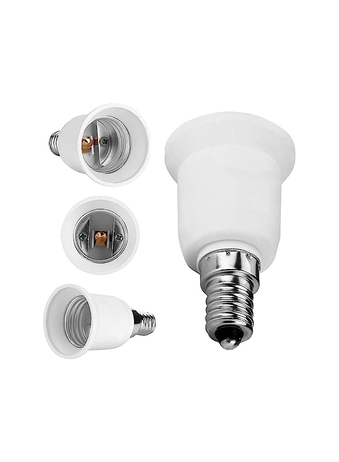 The Bros E14 to E27 base screw light lamp bulb holder adapter (pack of 4) - Image 4