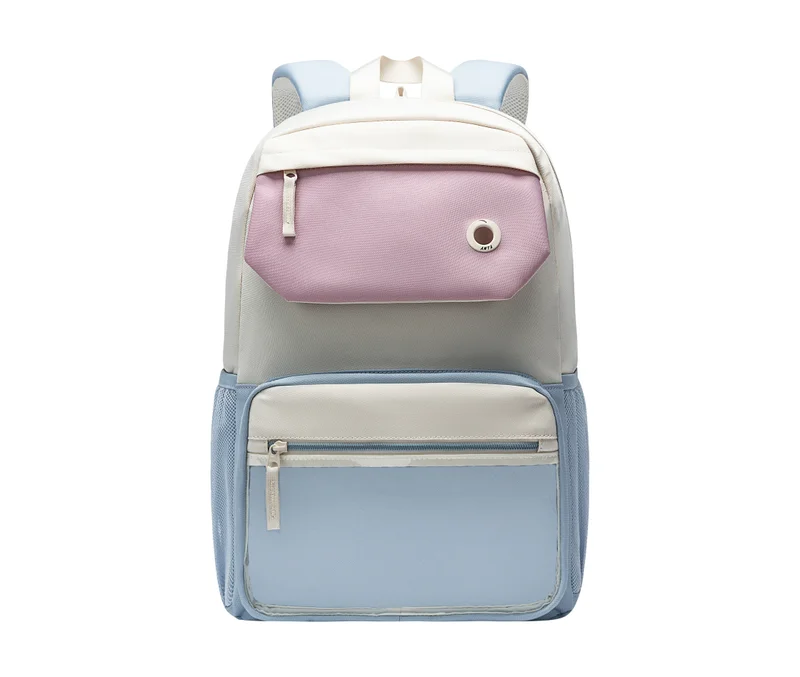 ANTA L.Blue/L.Grey/Pink Unisex Large Capacity Backpack in Pink and Blue – Lifestyle  | Best Price UAE