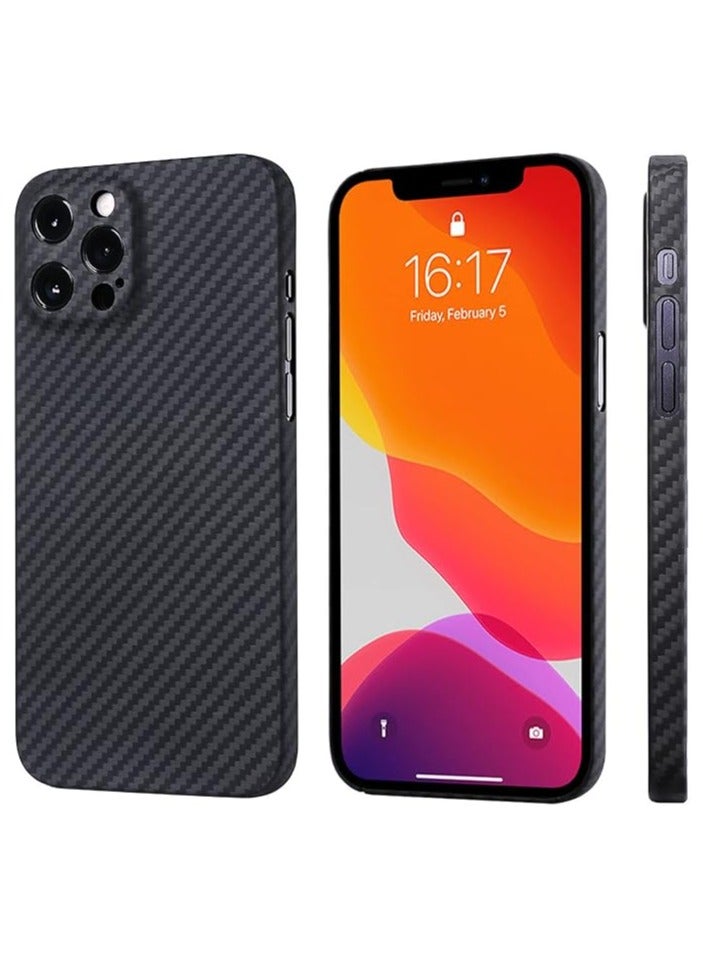 iPhone 15 Pro Case Carbon Textured Real Aramid Fiber Ultra Thin Durable Anti-Drop Cover Lens Protection - Image 1
