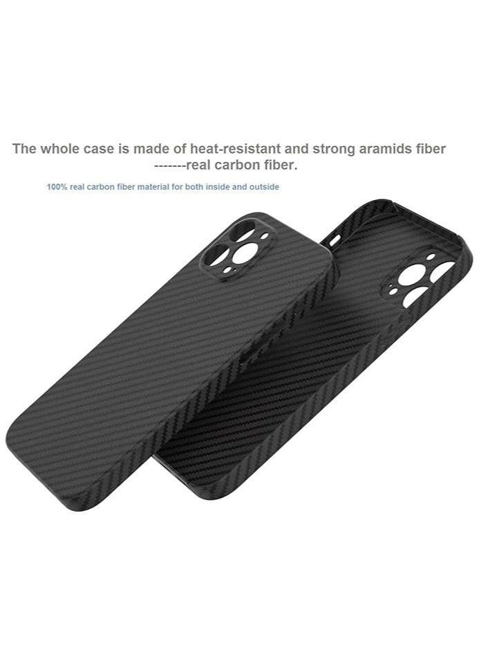 iPhone 15 Pro Case Carbon Textured Real Aramid Fiber Ultra Thin Durable Anti-Drop Cover Lens Protection - Image 3