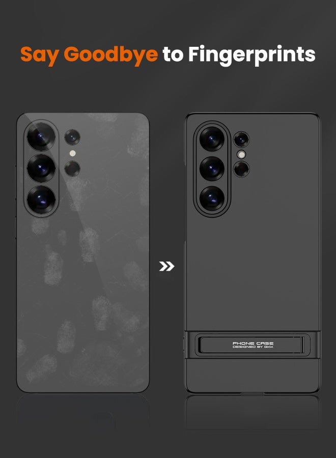 GKK Samsung Galaxy S26 Ultra Case with Kickstand, 3-Way Stand Slim Case for Samsung S26 Ultra, Anti-Drop Shockproof, Anti-Yellowing, Anti-Scratch Thin Case Cover for Galaxy S26 Ultra 6.9 inch, Black - Image 4