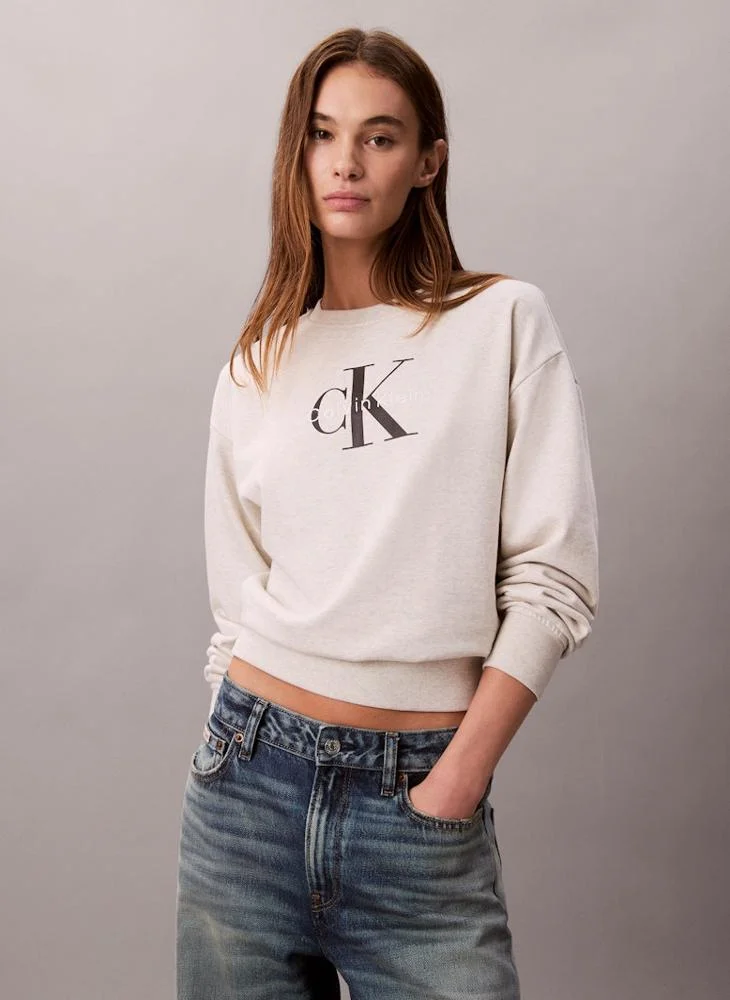 Calvin Klein Jeans Graphic Crew Neck Sweatshirt