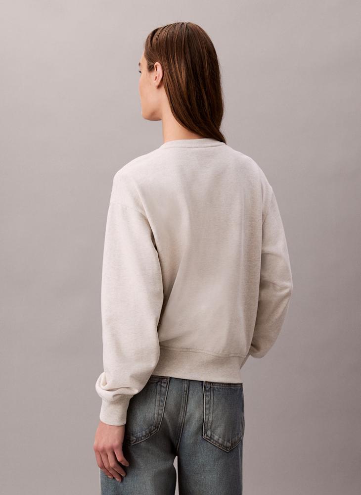Calvin Klein Jeans Graphic Crew Neck Sweatshirt - Image 2
