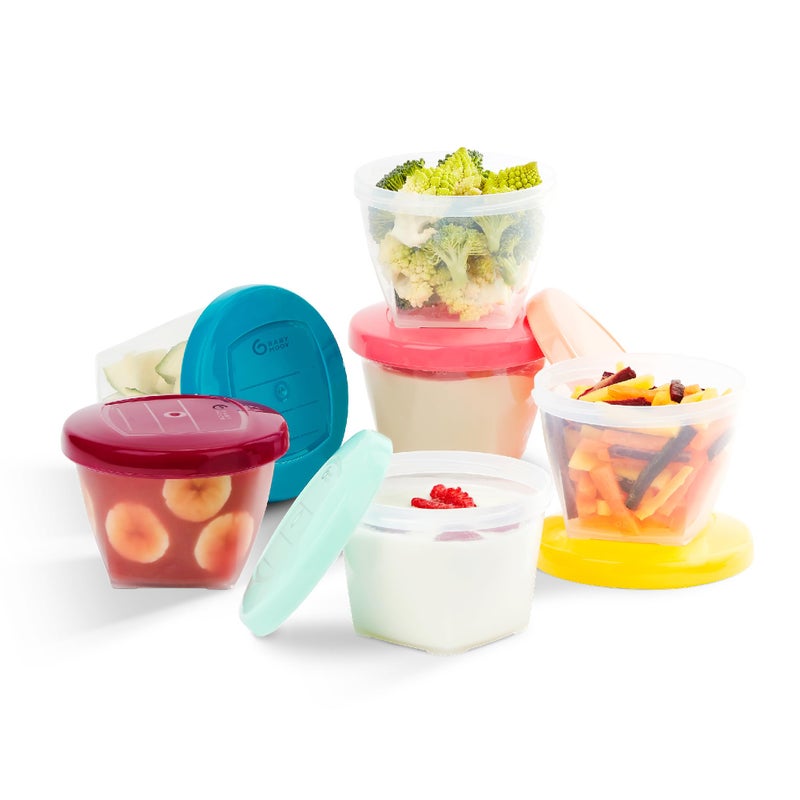 Babymoov Leak Proof Storage Bowls | BPA Free Containers With Lids, Ideal to Store Baby Food or Snacks for Toddlers (PICK YOUR SET SIZE) - Image 1