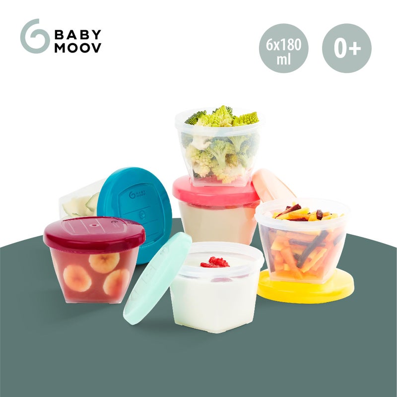 Babymoov Leak Proof Storage Bowls | BPA Free Containers With Lids, Ideal to Store Baby Food or Snacks for Toddlers (PICK YOUR SET SIZE) - Image 3