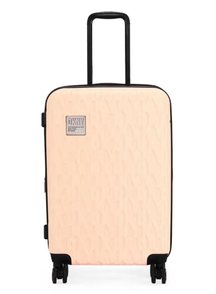DKNY DNA Hardside Luggage on Wheels for Unisex | Ultra Lightweight ABS on with Spinner Wheels 4 Color Apricot