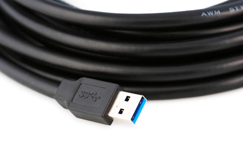 MutecPower 100 Feet Active USB Extension Cable 3.0 Male to Female with 3 Extension chipsets Signal Booster - Repeater Cord 30 Meters / 100 Feet (AC Power Supply Included) - Image 4