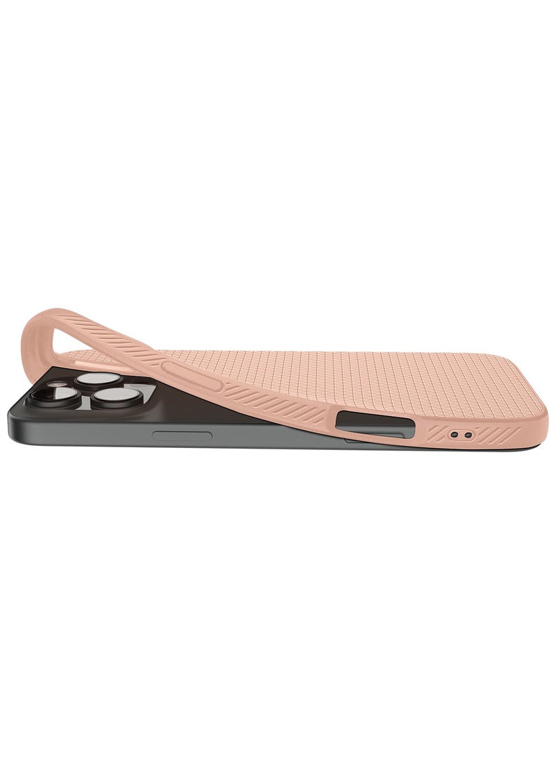 Spigen - غطاء حماية Liquid Air لهاتف iPhone 16 Pro Max (2024) - وردي تيتانيوم - Image 1