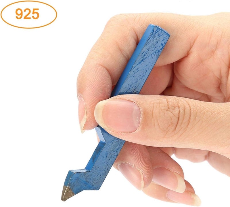 comfrt Metal Punch Stamp, Jewelry Punch Stamp, Steel Stamping Tool Curved Design Marking Tool for Jewelry Mold Ring Bracelet Punching Metal Jewelry Metal Stamping Tools - Image 2