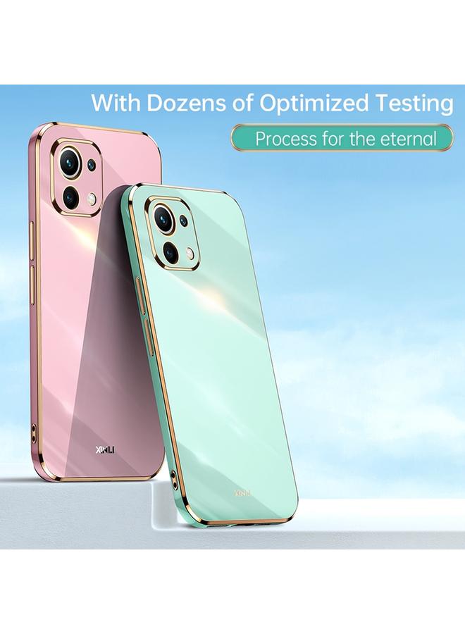 Xinli Case For Xiaomi Mi 11 Lite Straight Edge 6D Electroplate TPU Phone Case - Image 2