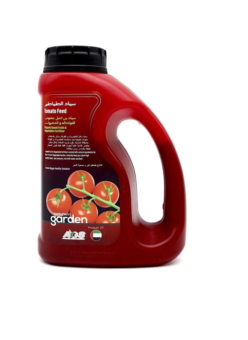 AGS AGS Naturwin Organic Based Tomato Feed Fruit & Vegetables Liquid Fertilizer 500ml is a Premium Organic Solution Designed to Enhance the Growth and Productivity of Tomatoes Fruits and Vegetables.  - Image 1